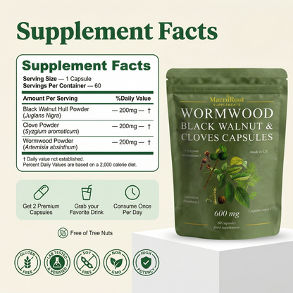 MacroRoot® - Wormwood with Black Walnut & Cloves
